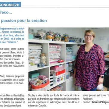 Tatakréa article de presse Pluguffan