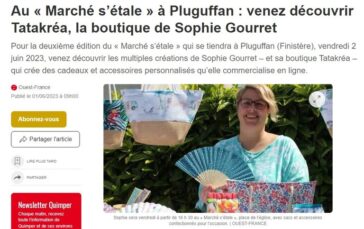 TATAKRÉA sous les projecteurs article Ouest France