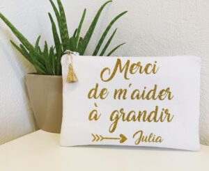 TATAKRÉA - Pochette personnalisable Idée cadeau femme