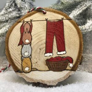 Décoration de Noël en bois