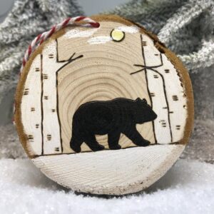 Décoration de Noël en bois