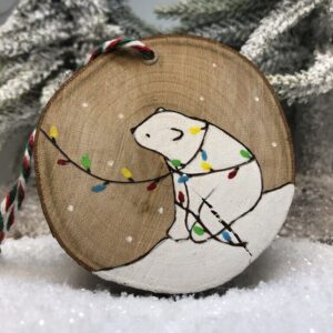 Décoration de Noël en bois