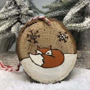 Décoration de Noël en bois