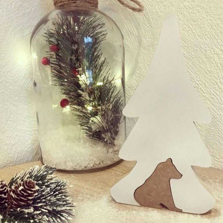 Découvrez mes décorations de Noël bois à poser Décoration de Noël en bois à poser