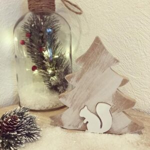 Décoration de Noël en bois à poser