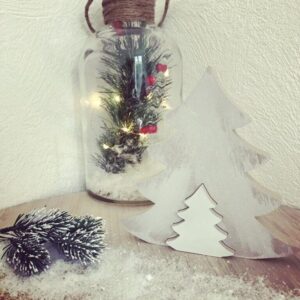 Décoration de Noël en bois à poser