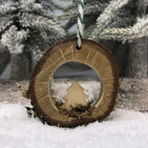 Décoration en bois naturel - sapin