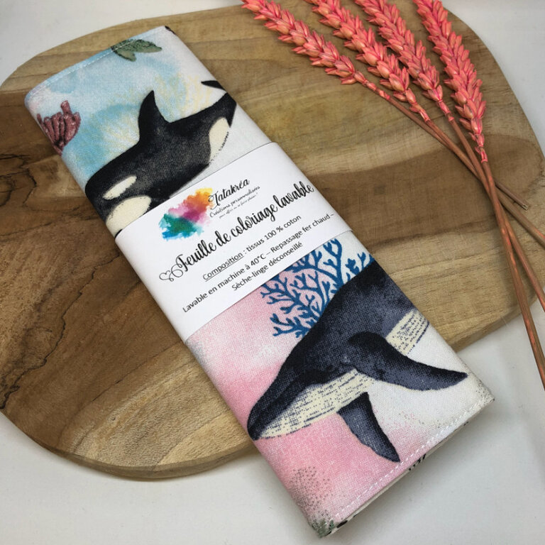 Tatakréa - feuille de coloriage lavable Tatakréa - feuille de coloriage lavable