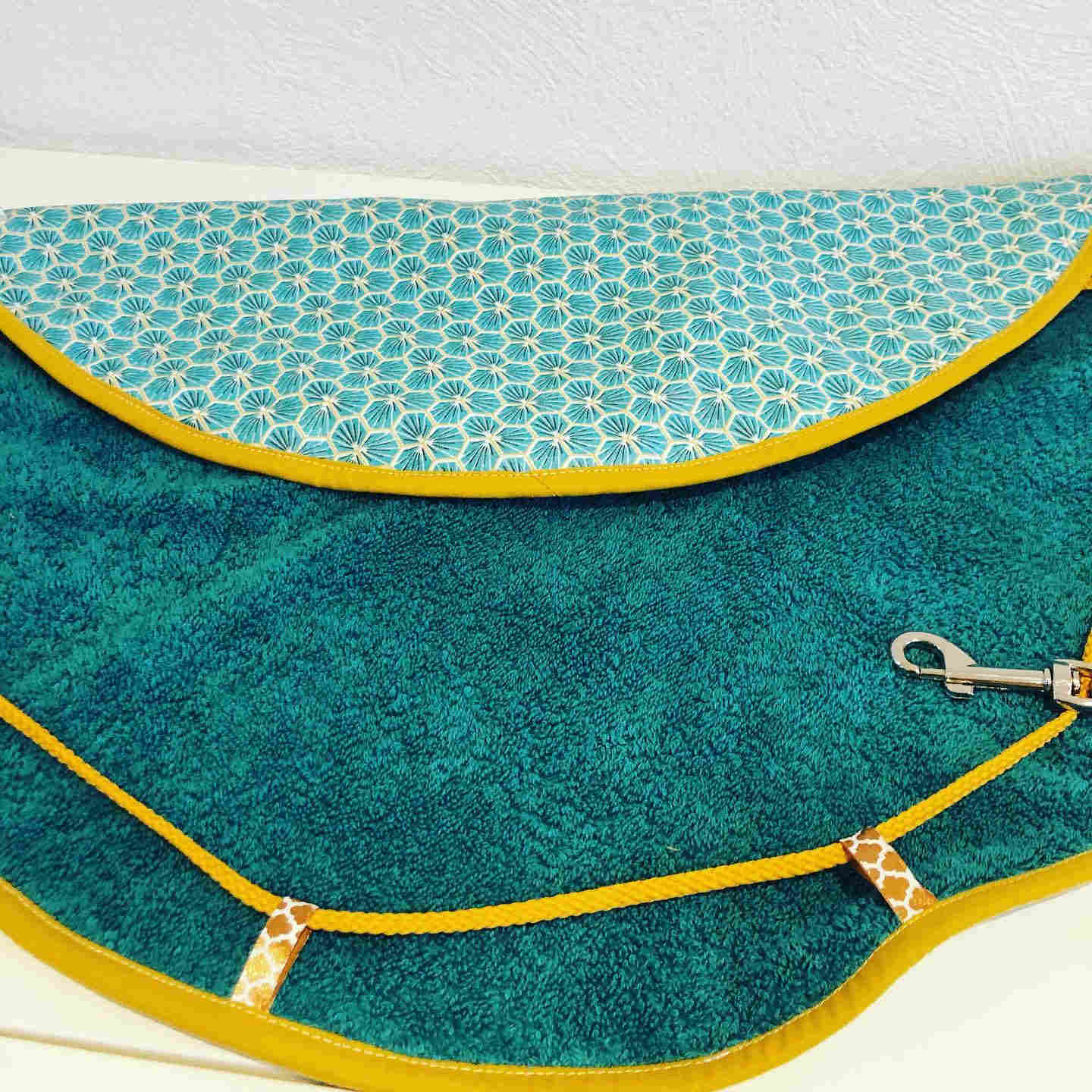 Intérieur en éponge pour absorber l’humidité Intérieur du sac de piscine pieds au sec en tissu éponge absorbant